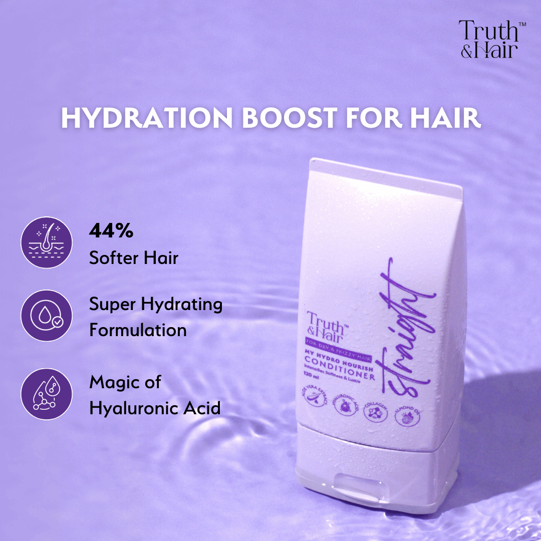 Truth & Hair Hydro Nourish Conditioner For Straight Hair 120ML