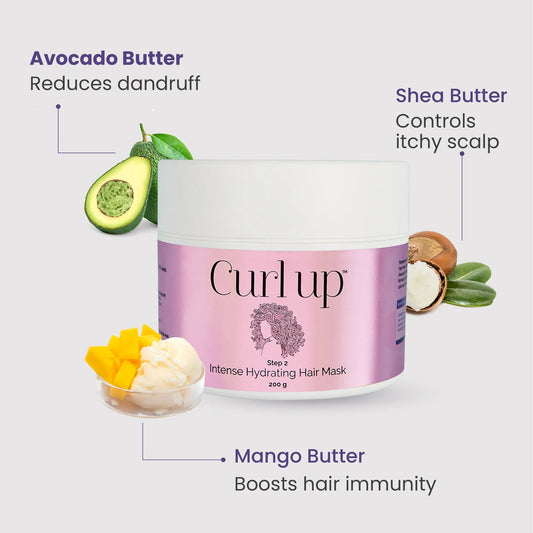 Curlup Intense Hydrating Hair Mask 200g