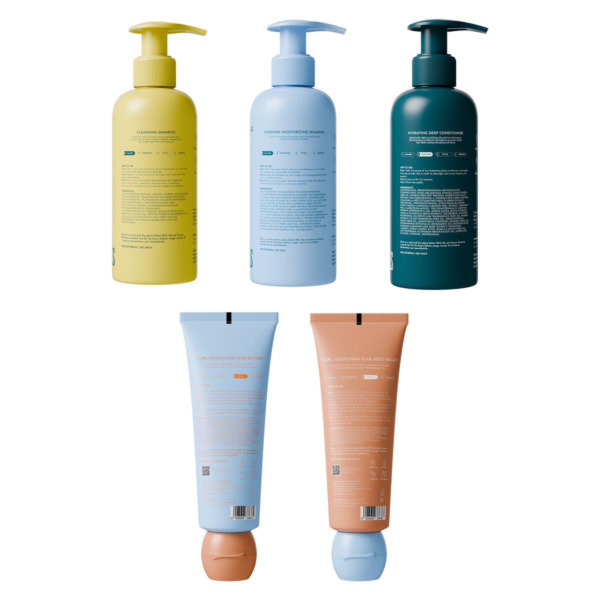 Fix My Curls 5-Step Moisture Bundle