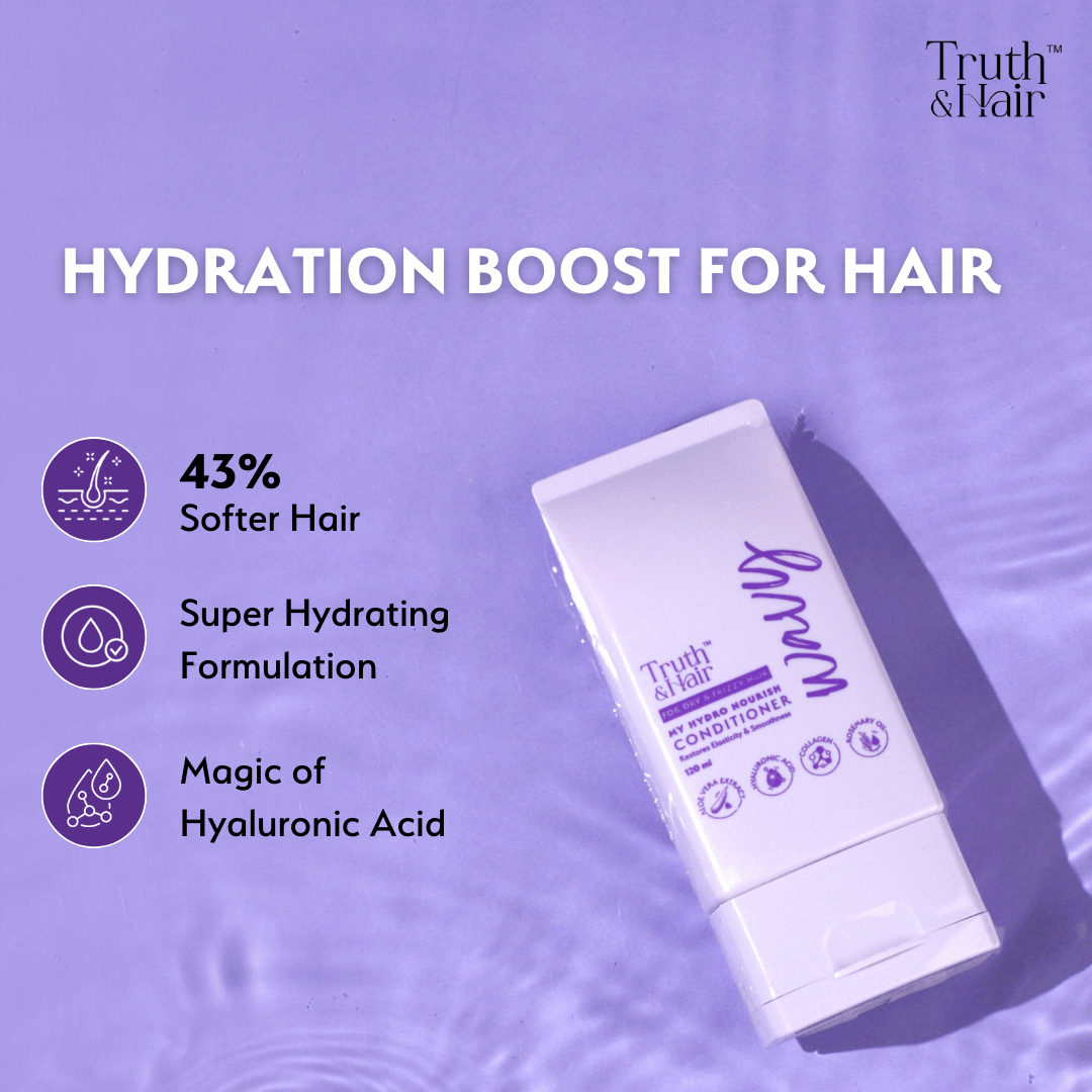 Truth & Hair Hydro Nourish Conditioner For Wavy Hair 120ML