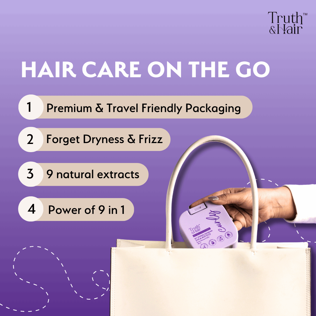 Truth & Hair Hydro Nourish Shampoo For Curly Hair 180ML