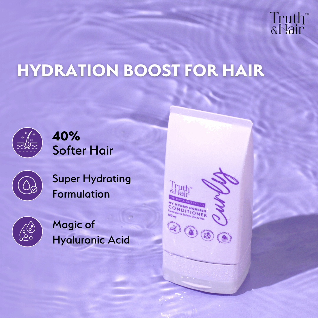 Truth & Hair Hydro Nourish Conditioner For Curly Hair 120ML