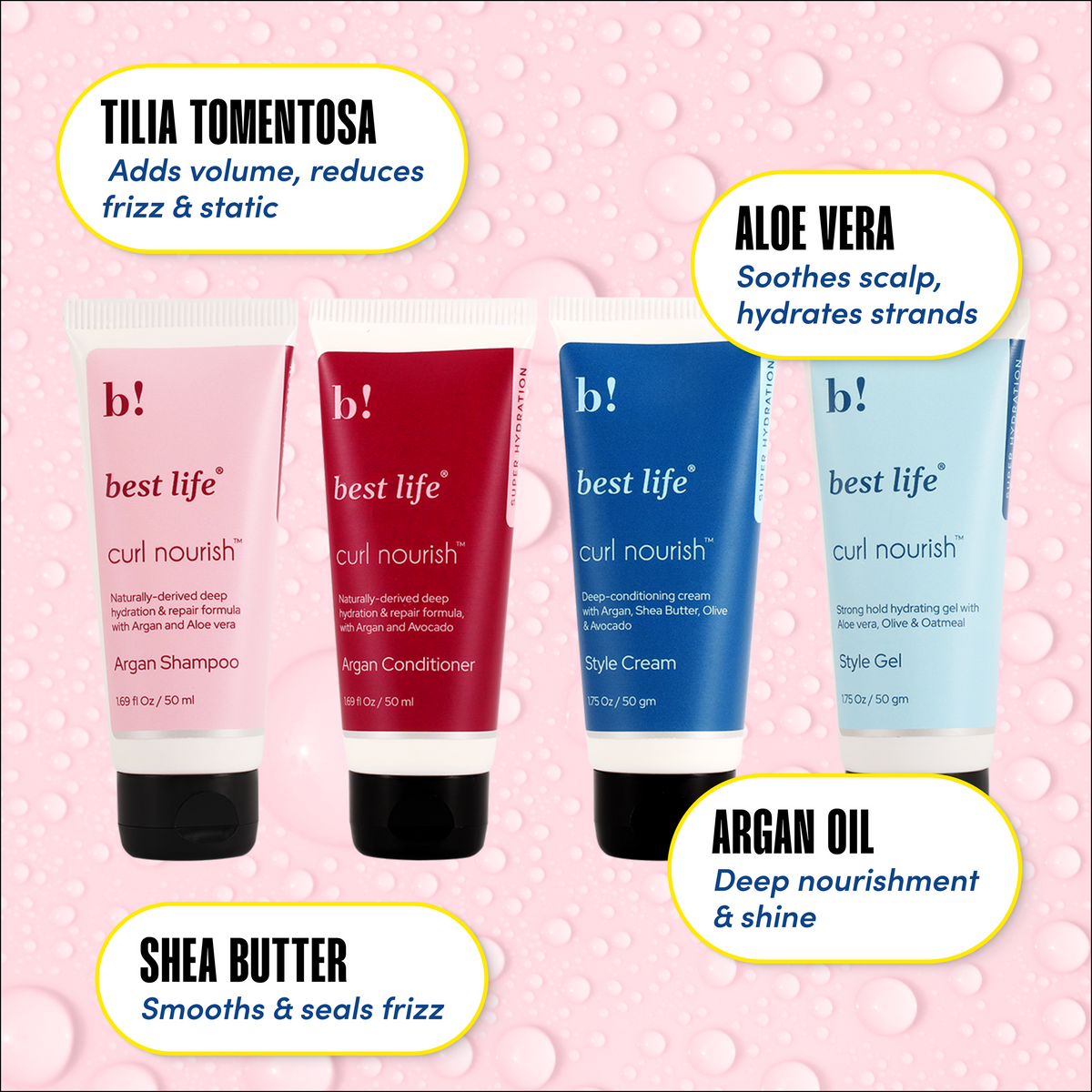Best Life Travel Set (Wash & Style Kit)