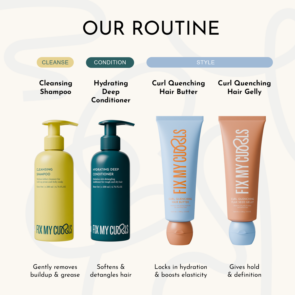 Fix My Curls Moisture Styling Duo (Curl Quenching)