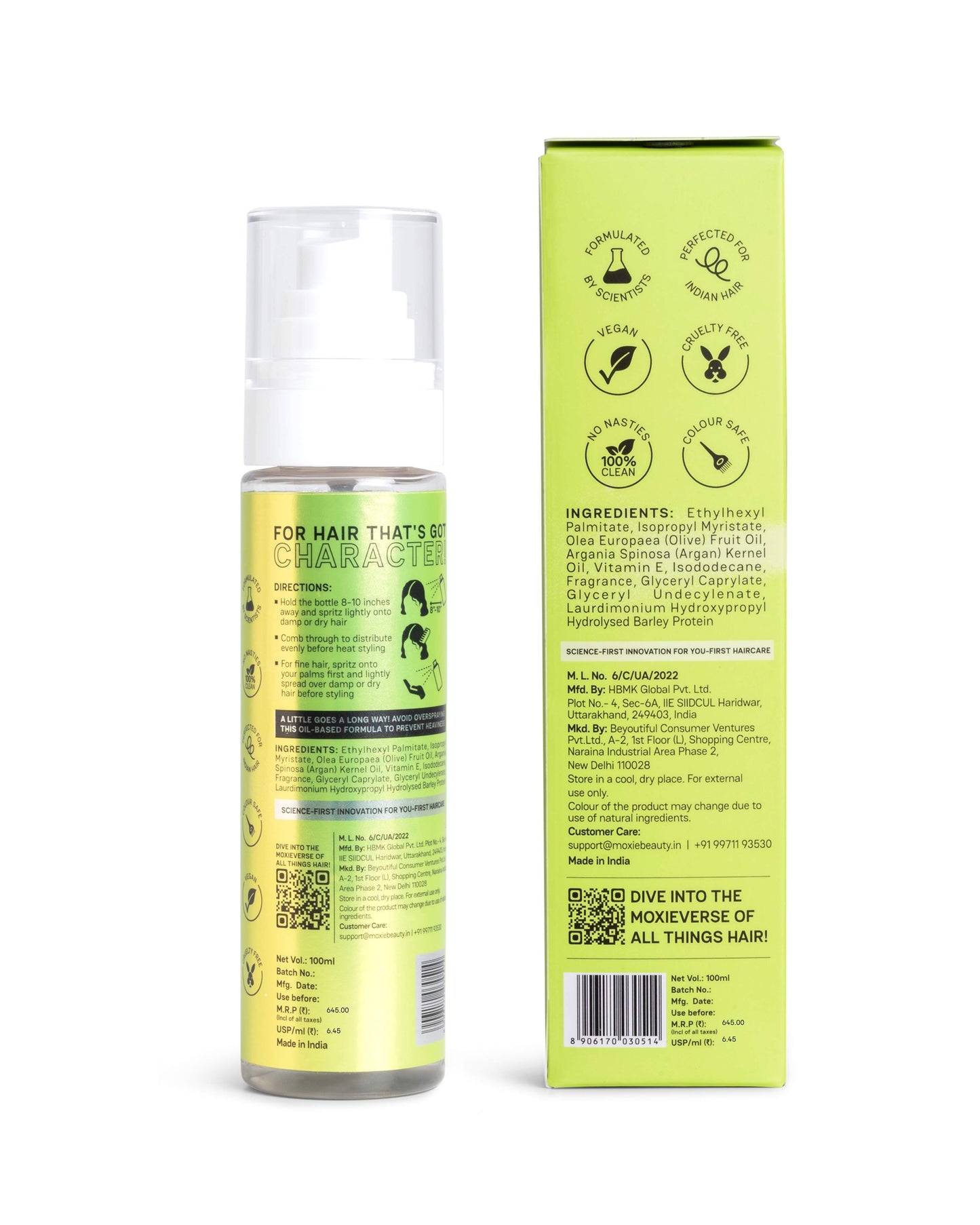 Moxie FireFighter - Heat Protection Spray