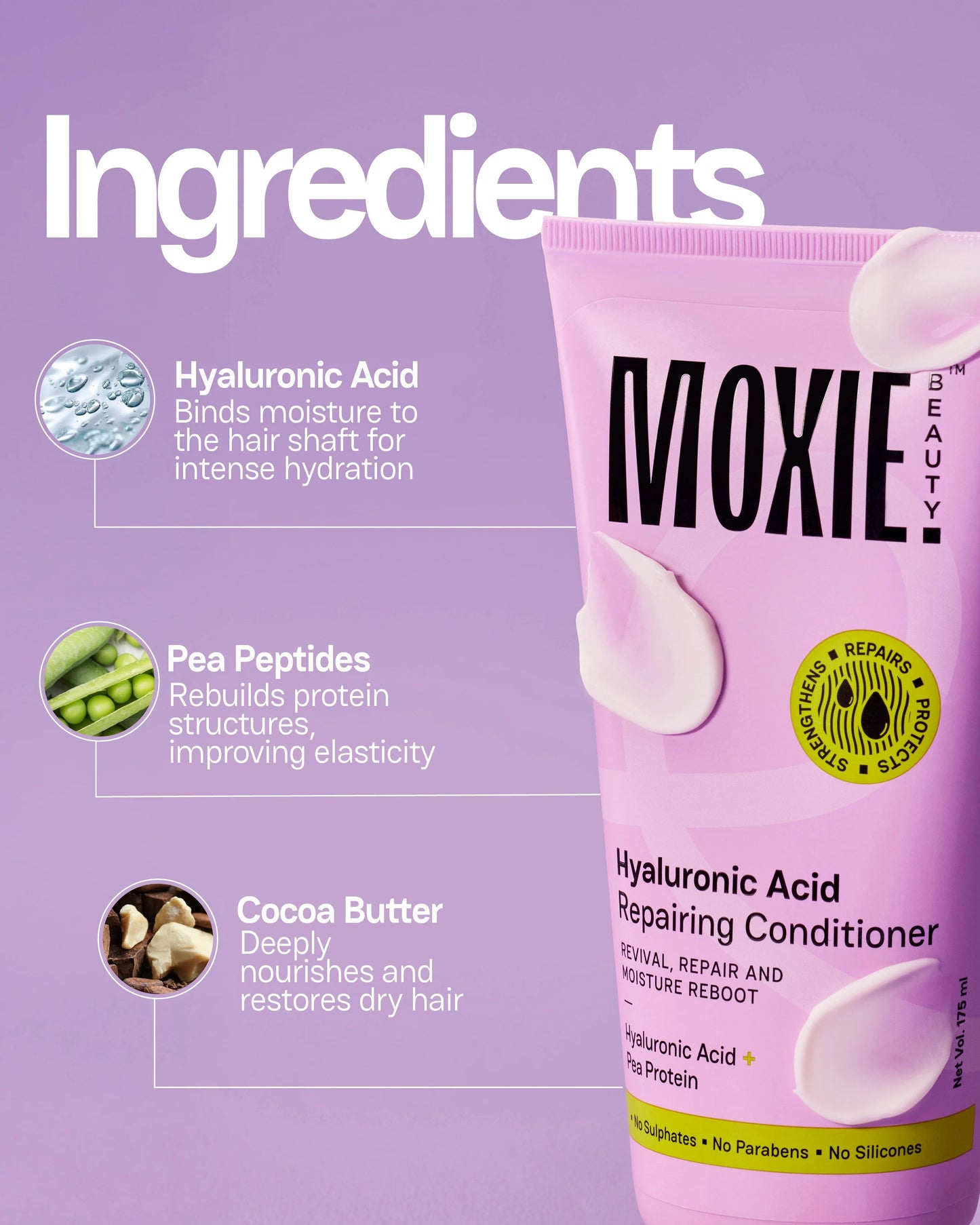 Moxie Hyaluronic Acid Repairing Conditioner