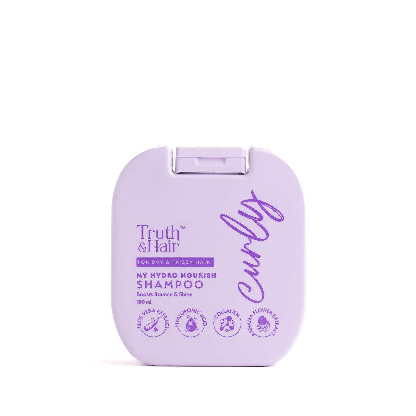 Truth & Hair Hydro Nourish Shampoo For Curly Hair 180ML