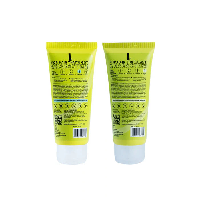 Moxie Curly Vibe Setter Travel Duo (Leave-In Cream + Gel) 50ml