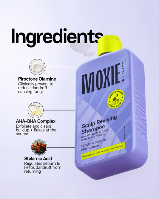 Moxie Scalp Reviving Shampoo Key Ingredients