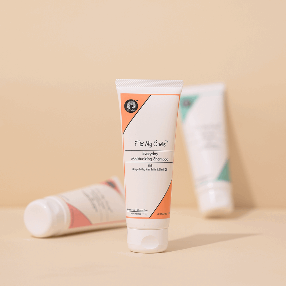 Fix My Curls Wash Day Bundle ( Cleansing Shampoo, Moisturizing Shampoo, Hydrating Deep Conditioner)