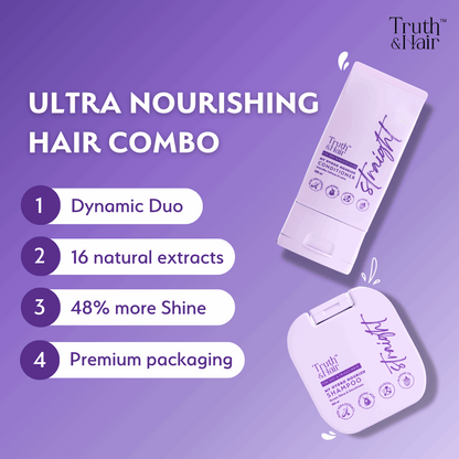 Truth & Hair Hydro Nourish Conditioner For Straight Hair 120ML