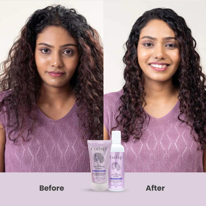 Curl up Hair Styling Combo with Curly Hair Cream & Gel