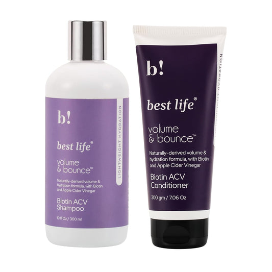 Best Life Apple Cider Vinegar Shampoo & Conditioner Set