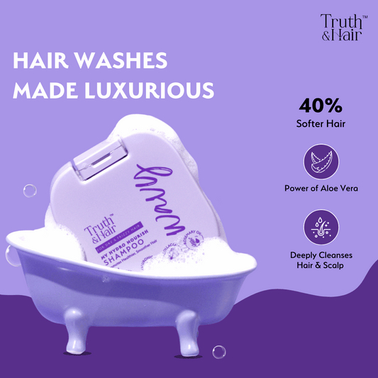 Truth & Hair Hydro Nourish Shampoo For Wavy Hair 180ML