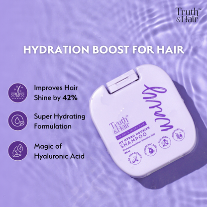 Truth & Hair Hydro Nourish Shampoo For Wavy Hair 180ML