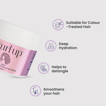 Curlup Intense Hydrating Hair Mask 200g
