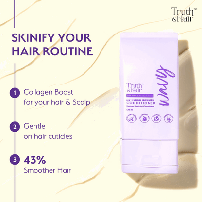 Truth & Hair Hydro Nourish Conditioner For Wavy Hair 120ML