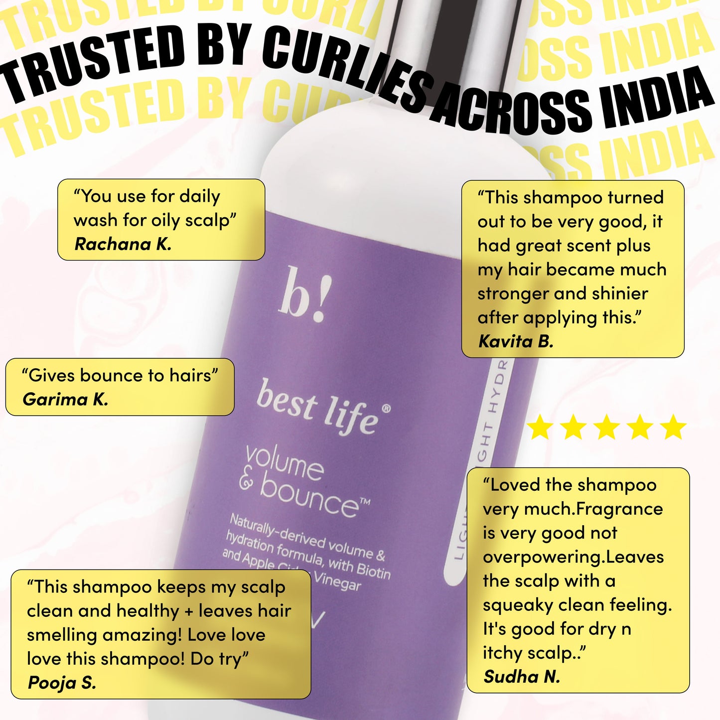 Best Life Naturals Biotin ACV Shampoo 300ml