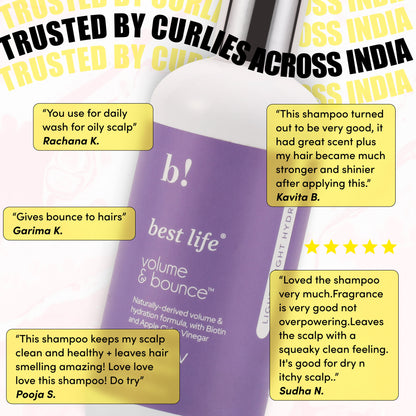 Best Life Naturals Biotin ACV Shampoo 300ml