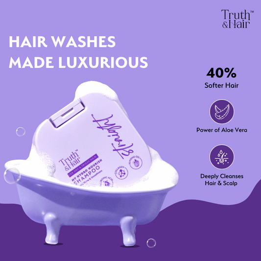 Truth & Hair Hydro Nourish Shampoo For Straight Hair 180 ML