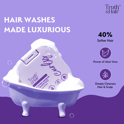 Truth & Hair Hydro Nourish Shampoo For Curly Hair 180ML