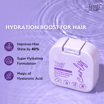 Truth & Hair Hydro Nourish Shampoo For Curly Hair 180ML