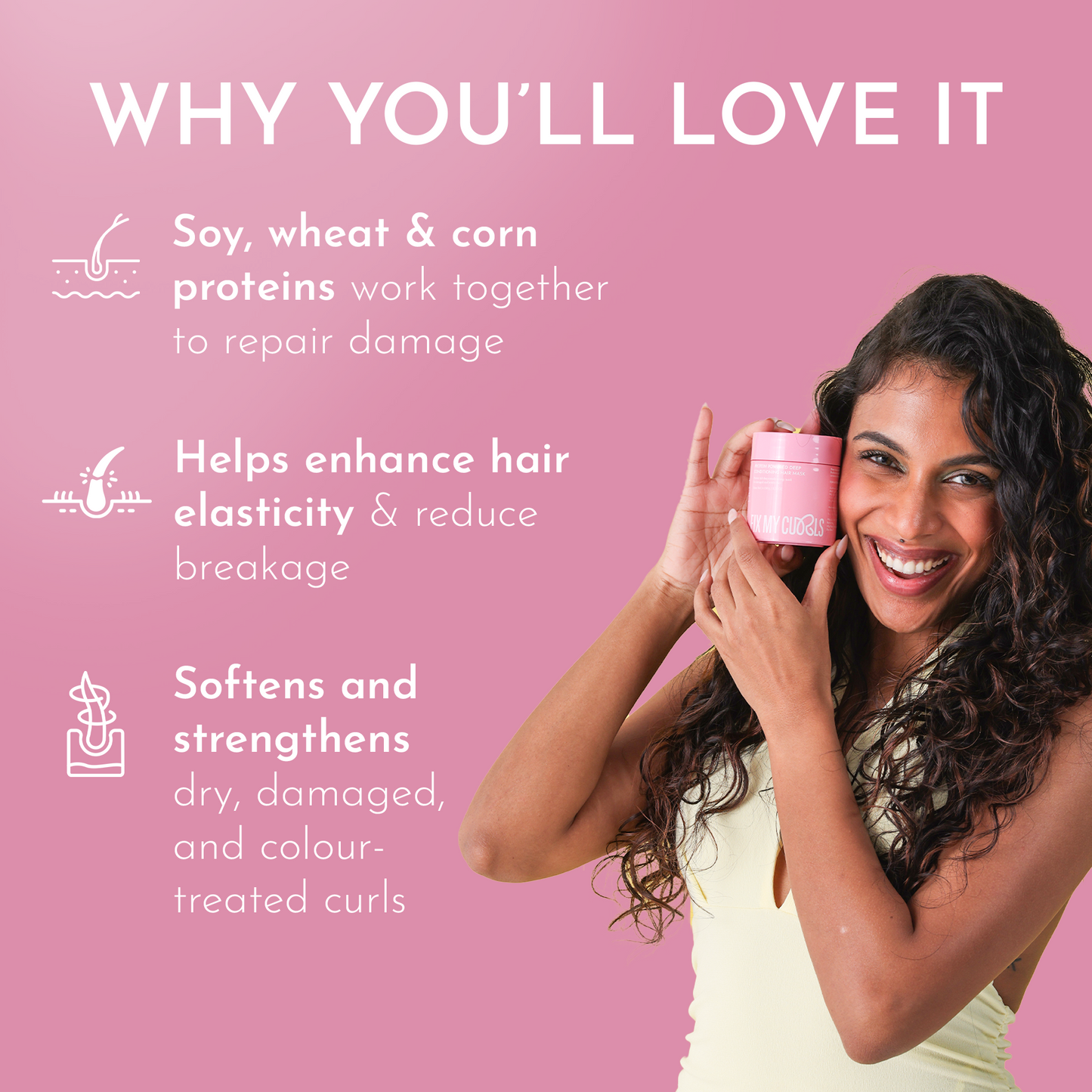 Fix My Curls Protein Powered Deep Conditioning Hair Mask