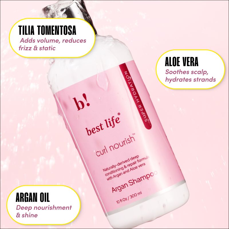 Best Life Naturals Curl Nourish Moroccan Argan Shampoo 300ml