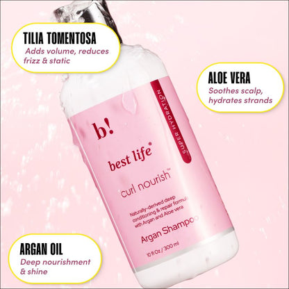 Best Life Naturals Curl Nourish Moroccan Argan Shampoo 300ml