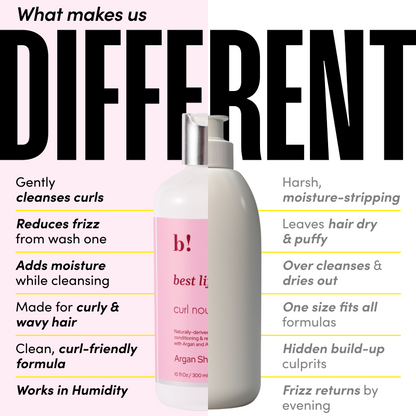 Best Life Naturals Curl Nourish Moroccan Argan Shampoo 300ml