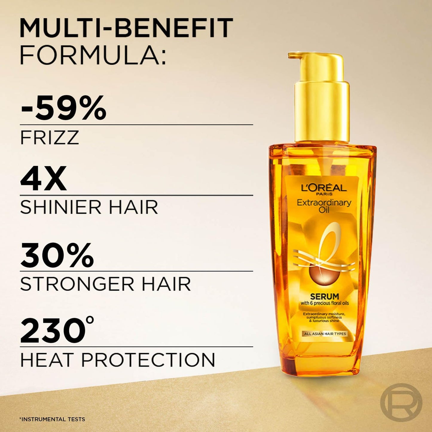 L'Oreal Paris Extraordinary Oil Hair Serum Powered by Floral Oils for All Hair Types