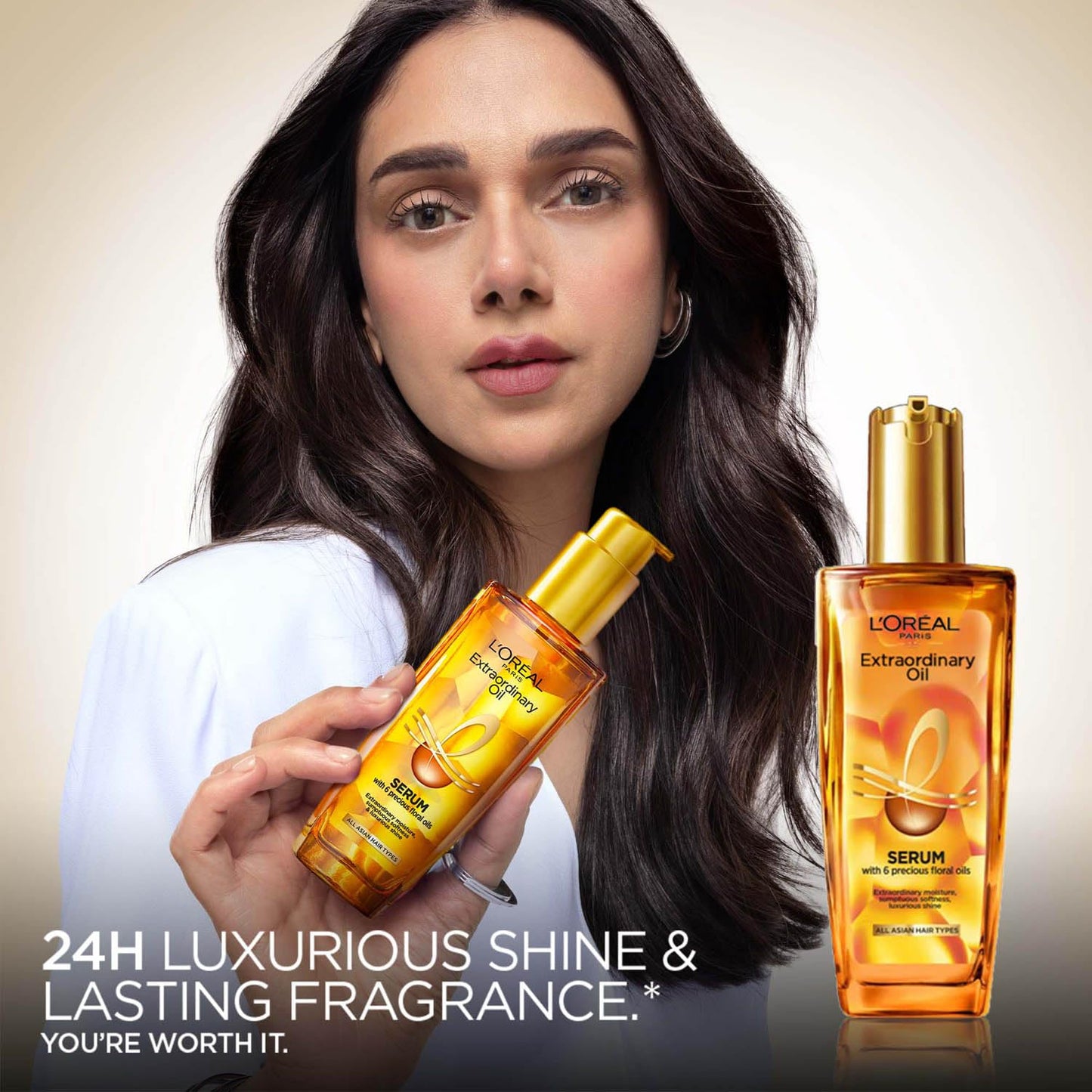 L'Oreal Paris Extraordinary Oil Hair Serum Powered by Floral Oils for All Hair Types