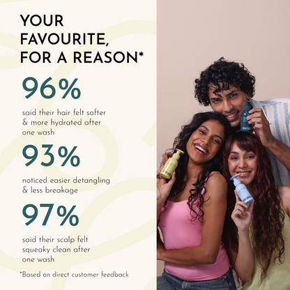 Fix My Curls Wash Day Bundle ( Cleansing Shampoo, Moisturizing Shampoo, Hydrating Deep Conditioner)