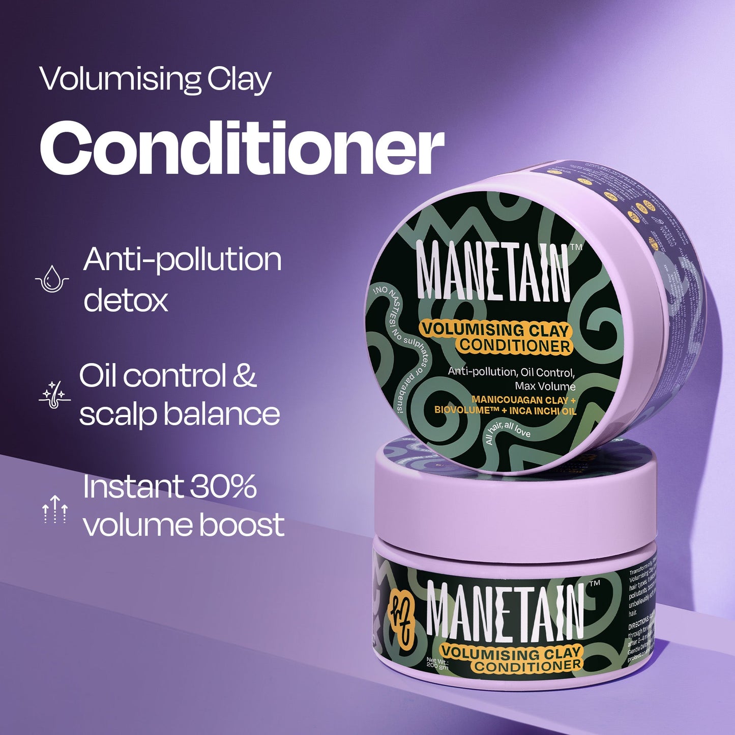 Manetain Volumising Clay Conditioner - How to Use