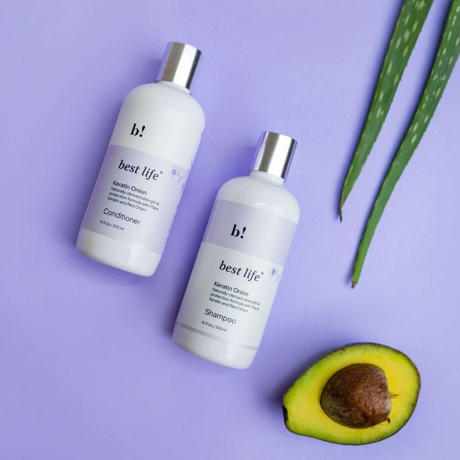 Best Life Keratin Onion Hair Shampoo & Conditioner : 300 ML Each