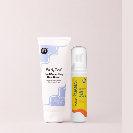 Moisture & Volume Duo (Hair Butter + Mousse)