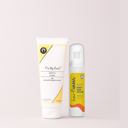 The Curl Defining Combo ( Leave in Cream + Mousse)