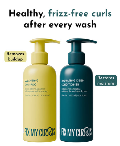 Cleanse + Condition Bundle - Cleansing Shampoo and Hydrating Deep Conditioner
