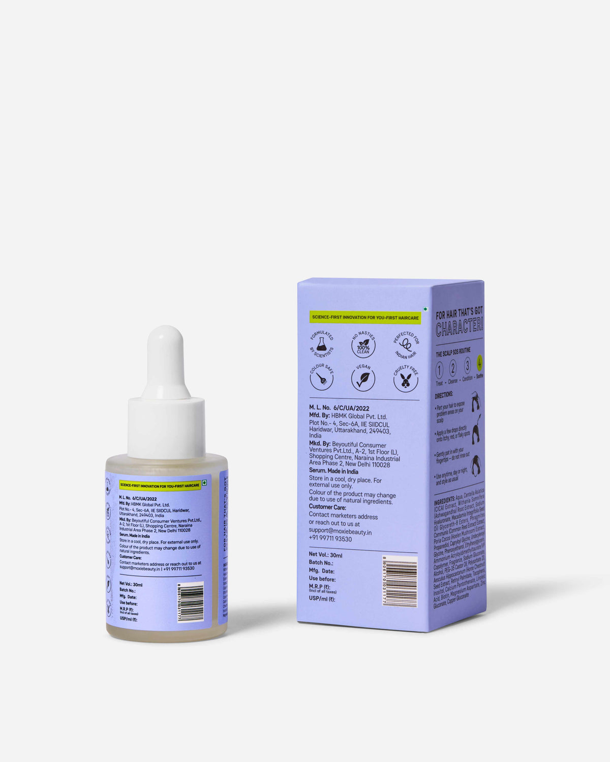 Moxie Daily Calming Leave On Serum 30ml