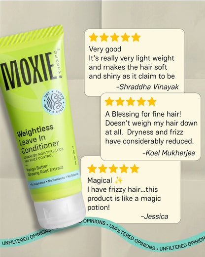 Moxie Weightless Leave In Conditioner