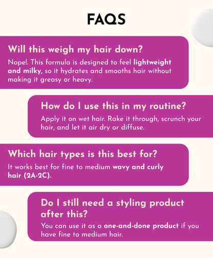 Fix My Curls Milky Leave In Serum