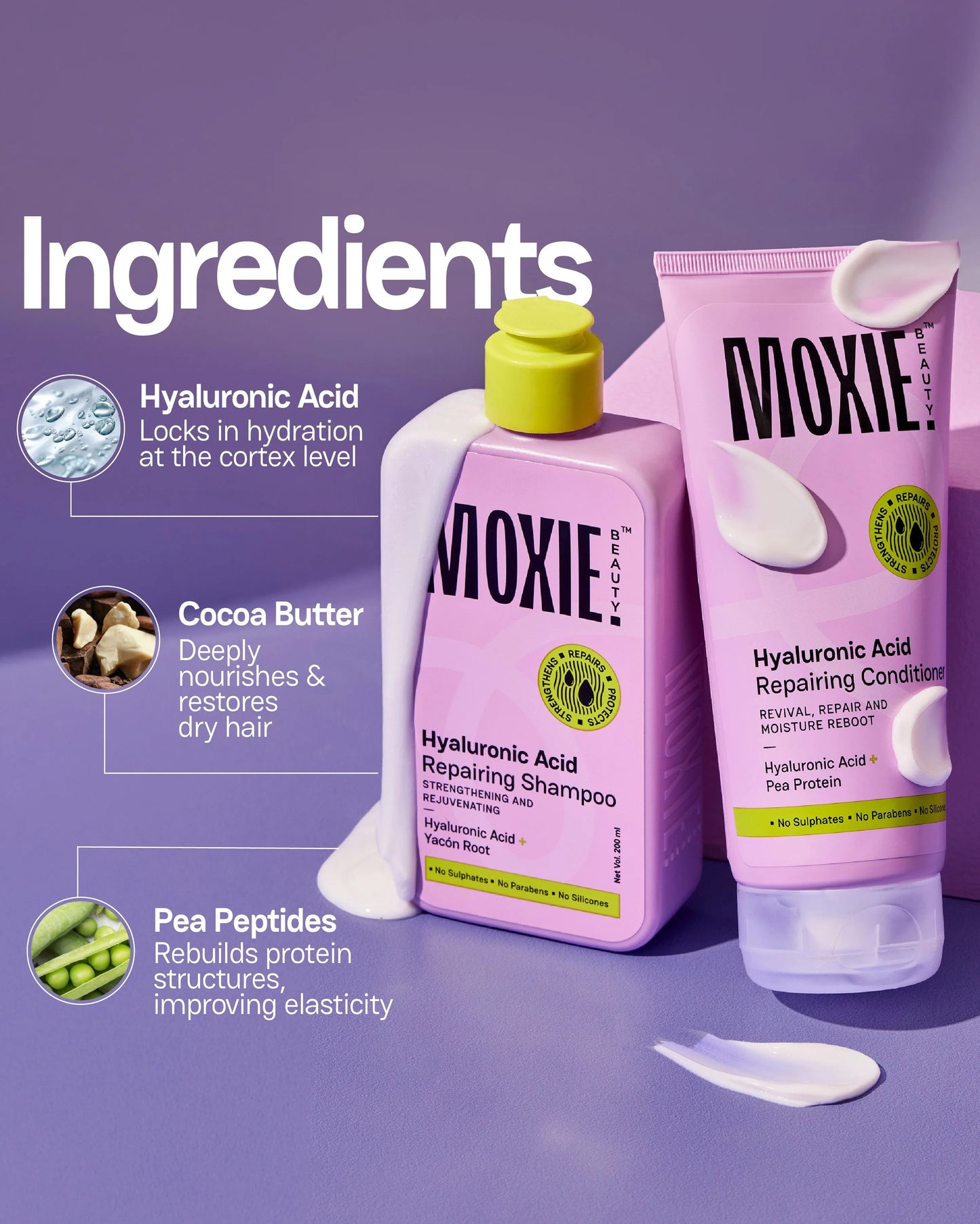 Moxie HydroRepair Wash Duo (Shampoo + Conditioner)