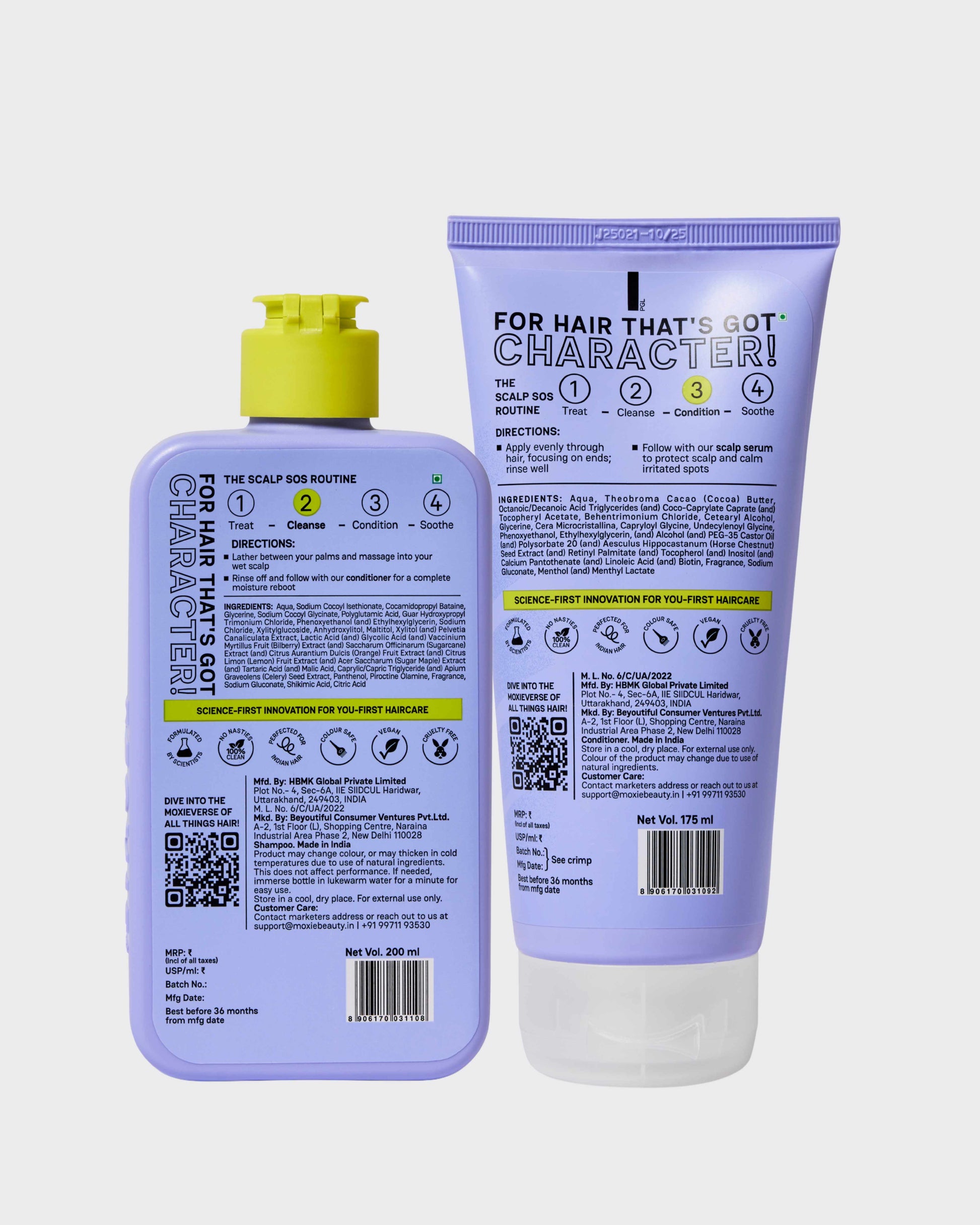 Scalp SOS Wash Duo Back Label