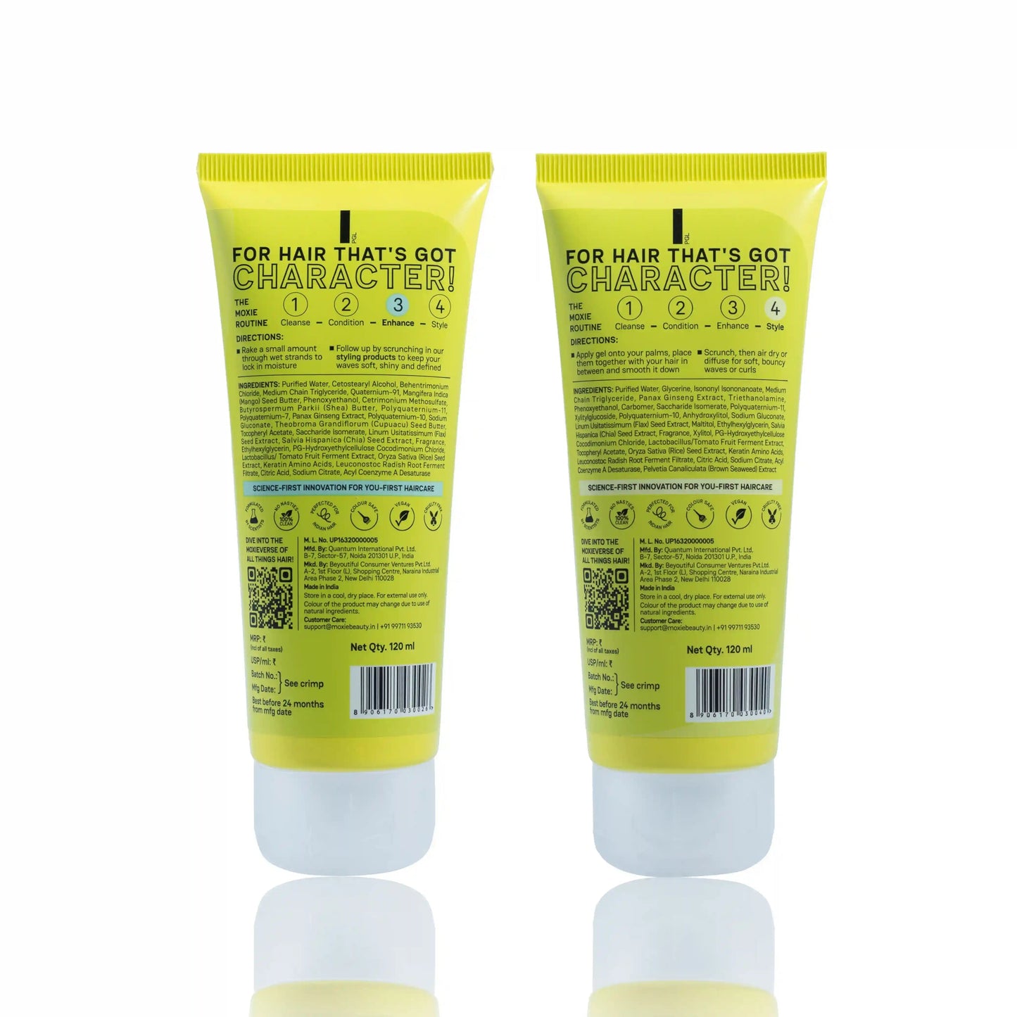 Moxie Wavy Vibe Setter Duo For Wavy Hair (Leave-In + Gel)