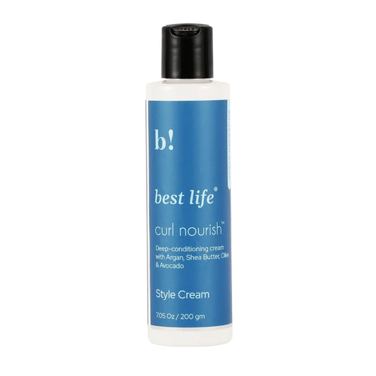 Best Life Curl Nourish Hydrating Style Cream for Curly and Wavy Hair (200ml)