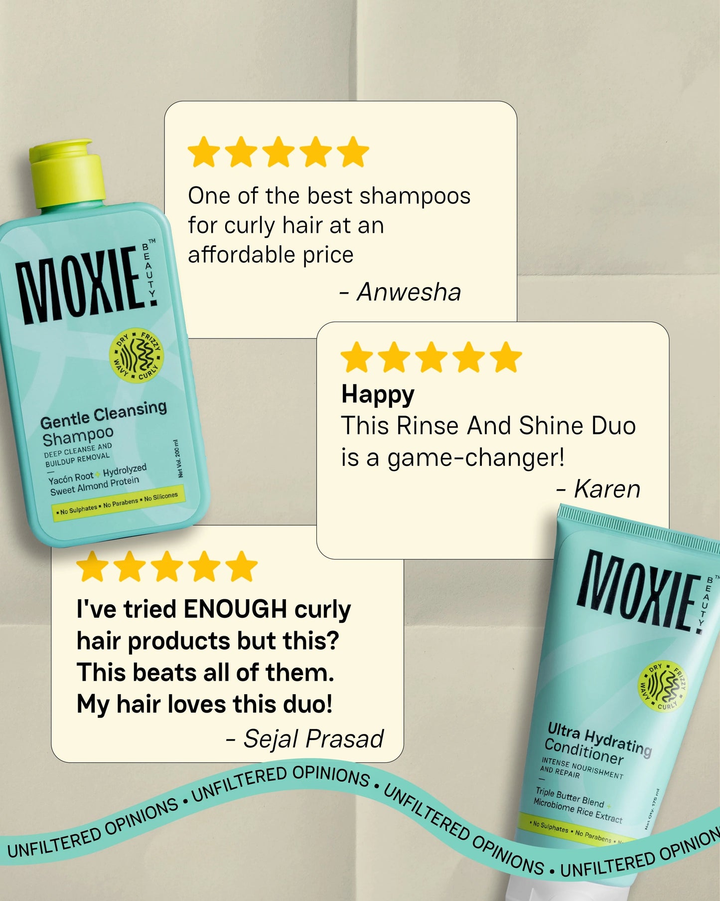 Moxie Rinse & Shine Duo (Shampoo+Conditioner)