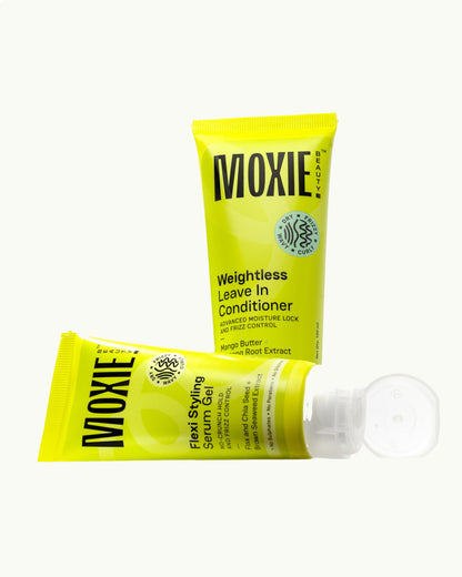 Moxie Wavy Vibe Setter Duo For Wavy Hair (Leave-In + Gel)